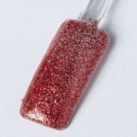 Gel Colorato Glitter Red 7 ml.